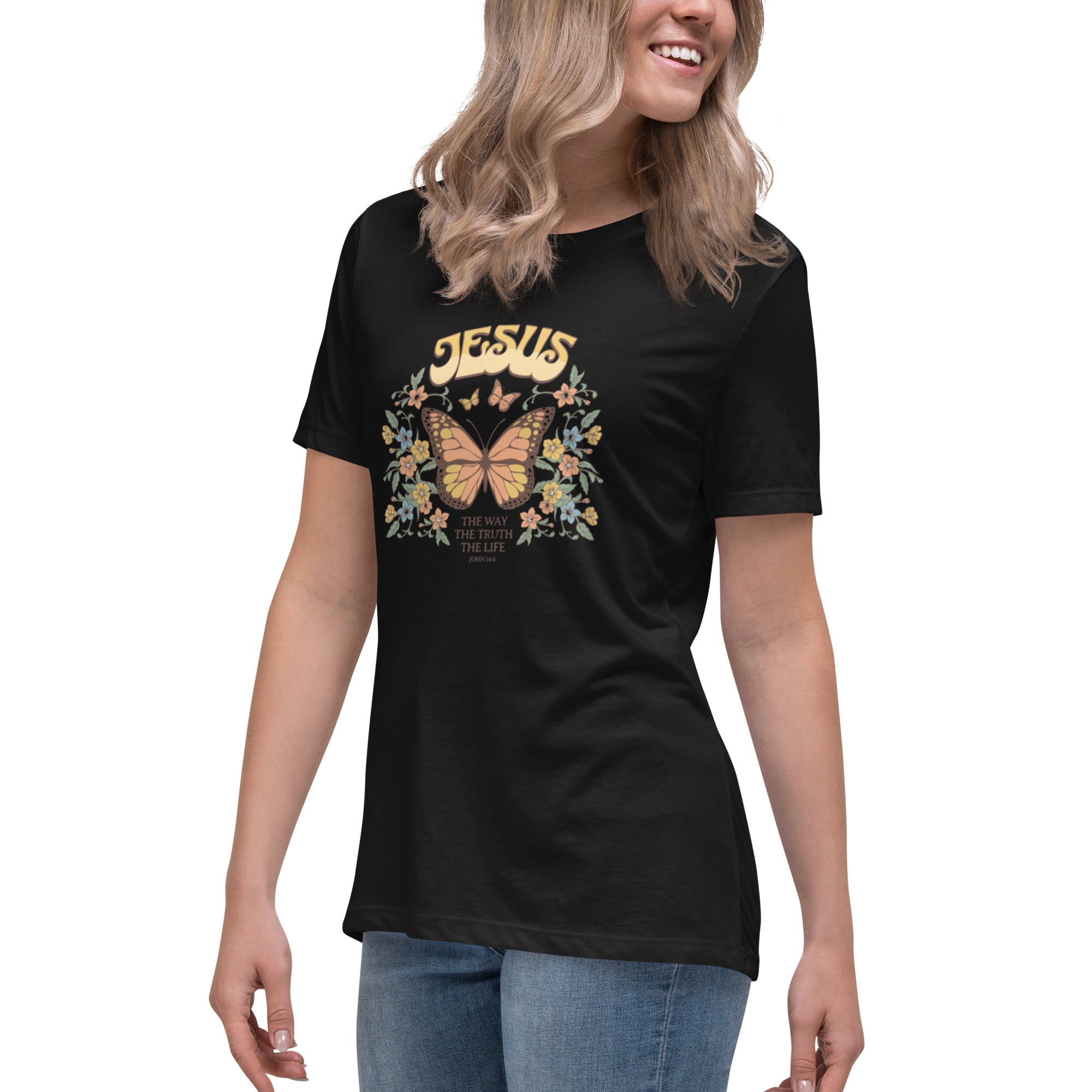 Women's "Jesus is life" Relaxed T-Shirt