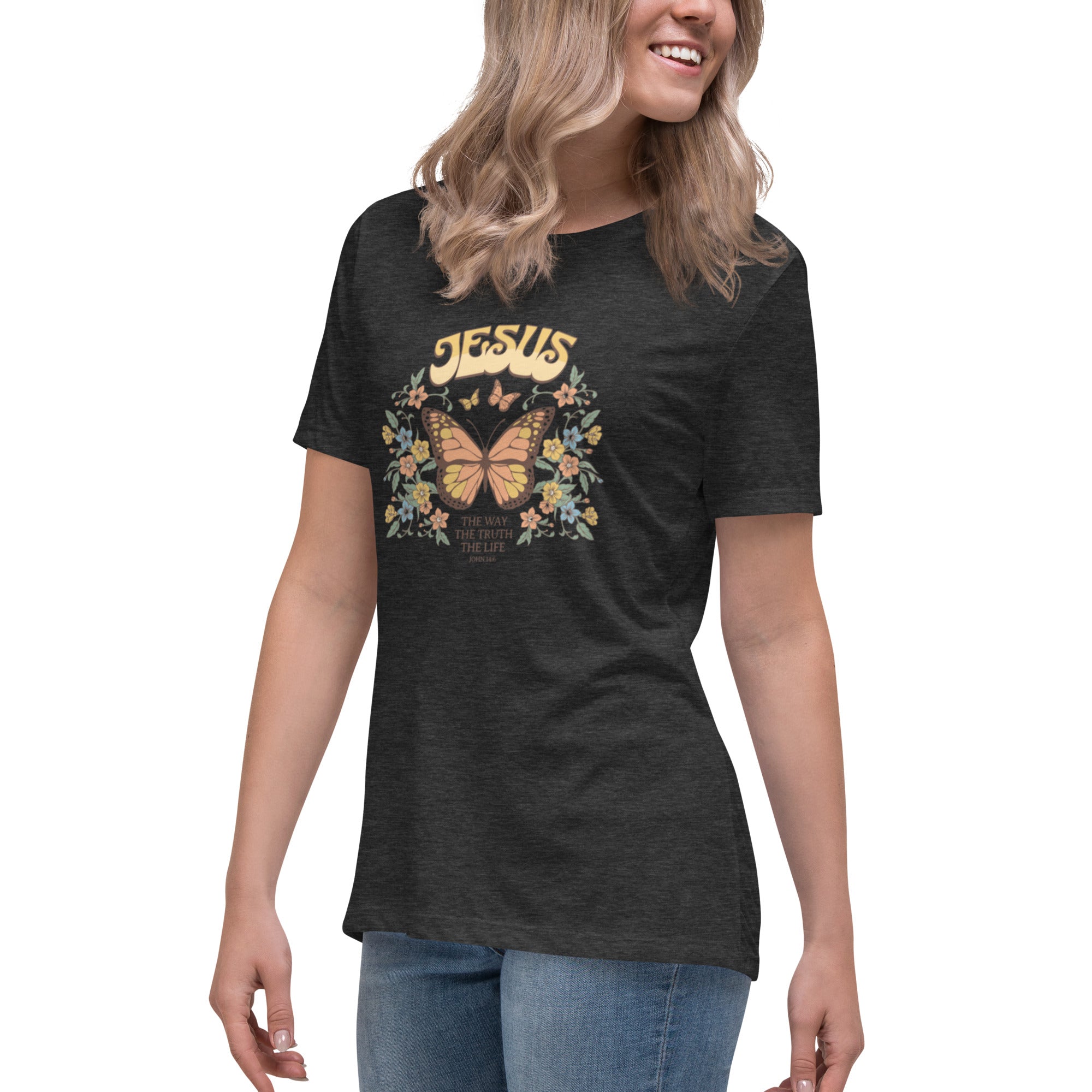 Women's "Jesus is life" Relaxed T-Shirt