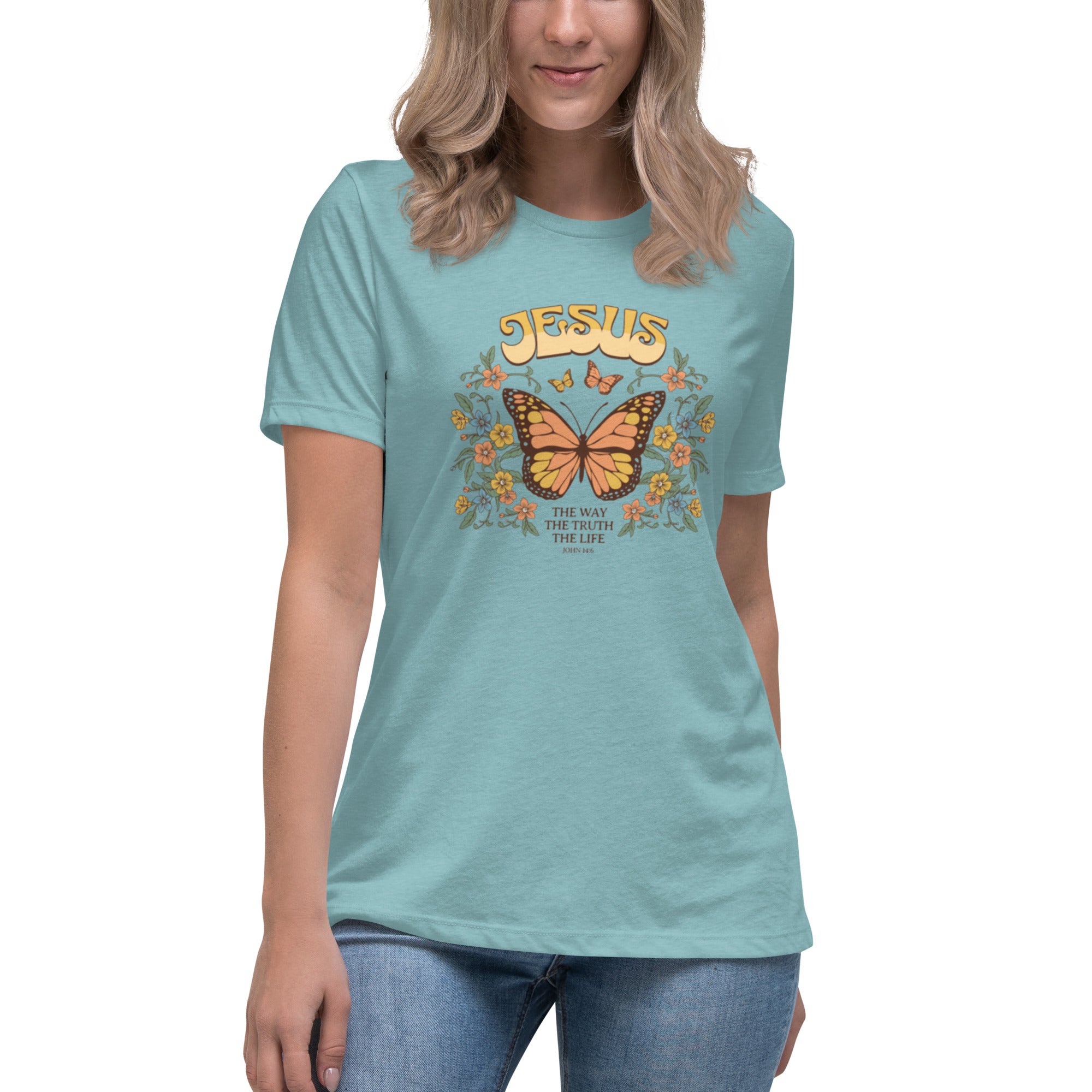 Women's "Jesus is life" Relaxed T-Shirt