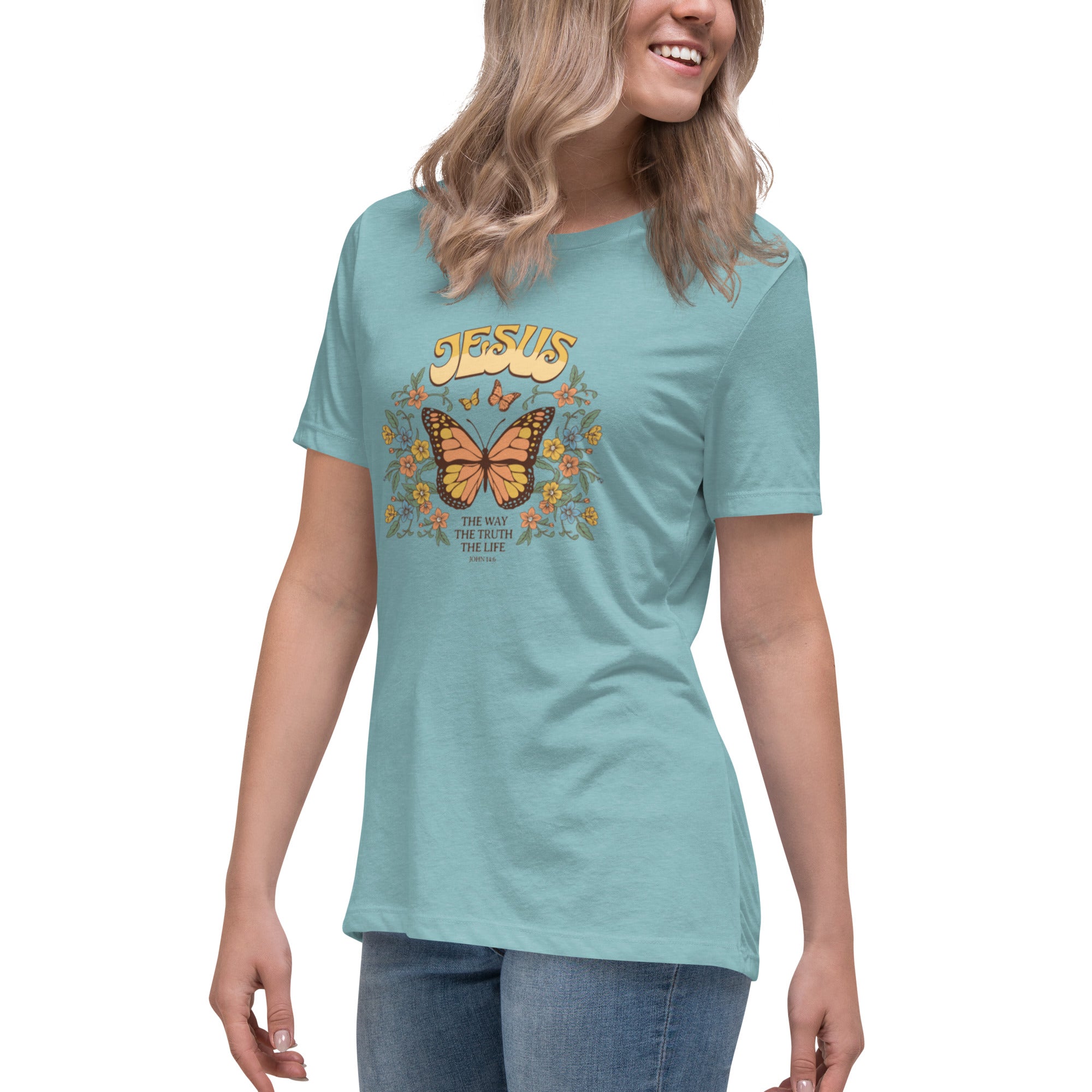 Women's "Jesus is life" Relaxed T-Shirt