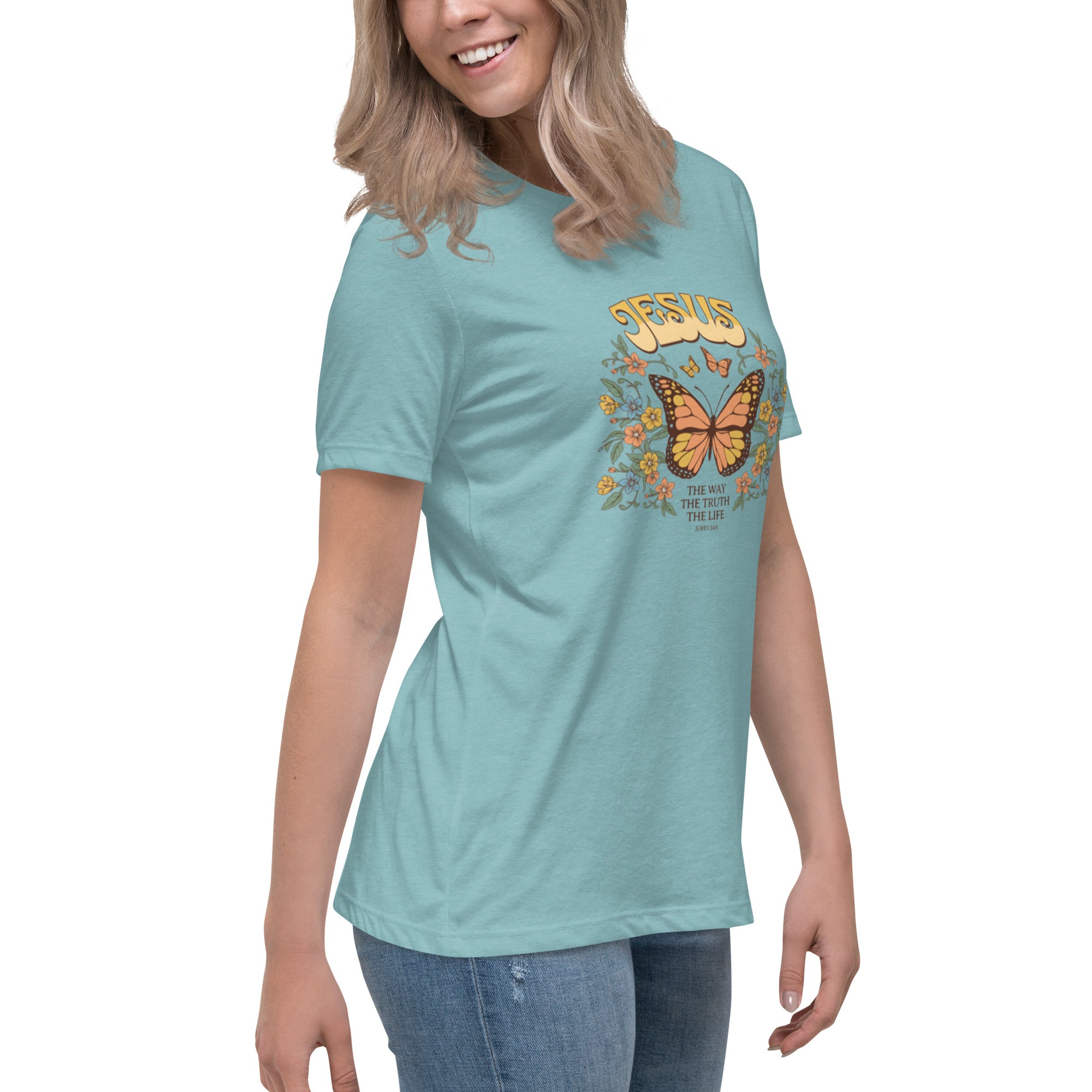 Women's "Jesus is life" Relaxed T-Shirt