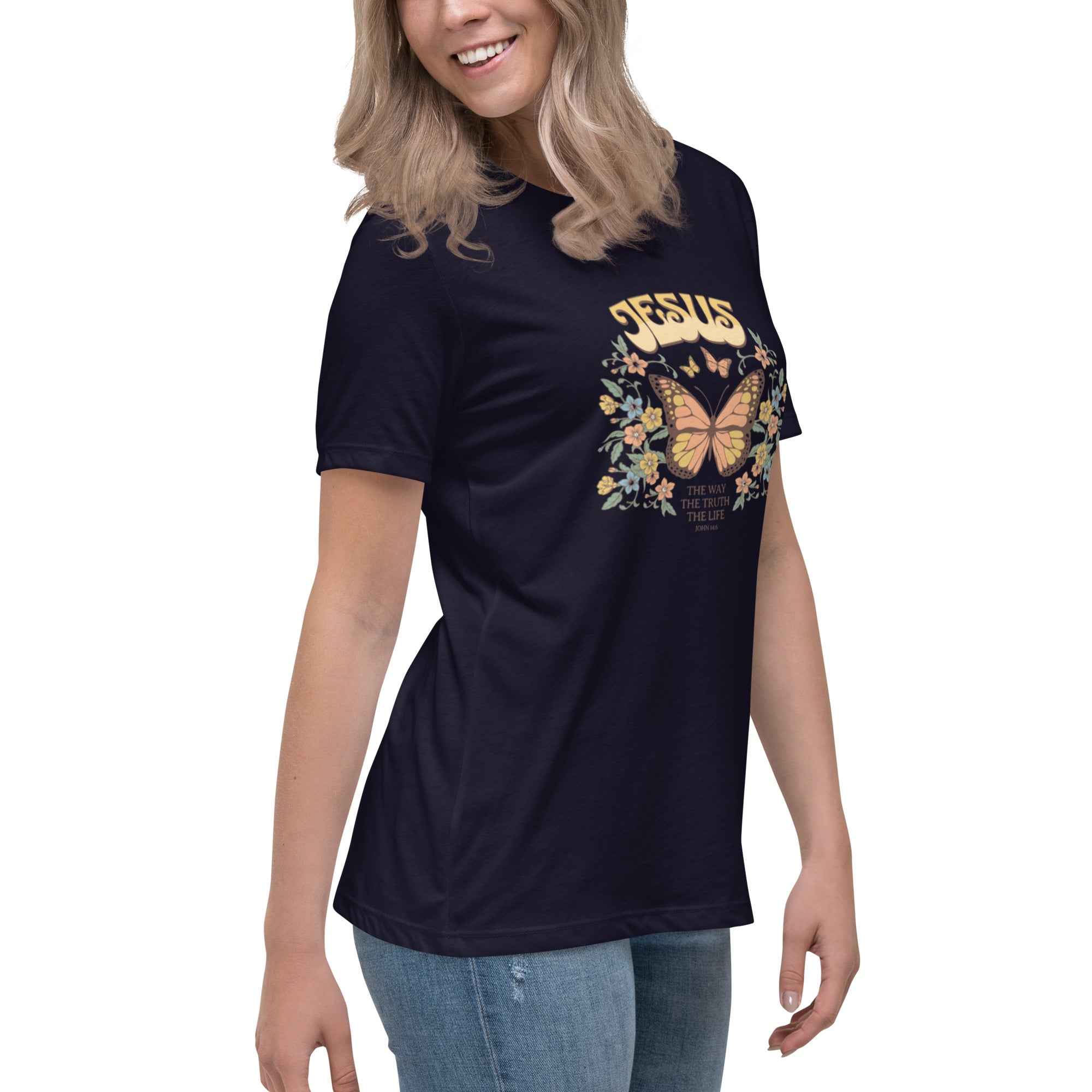 Women's "Jesus is life" Relaxed T-Shirt