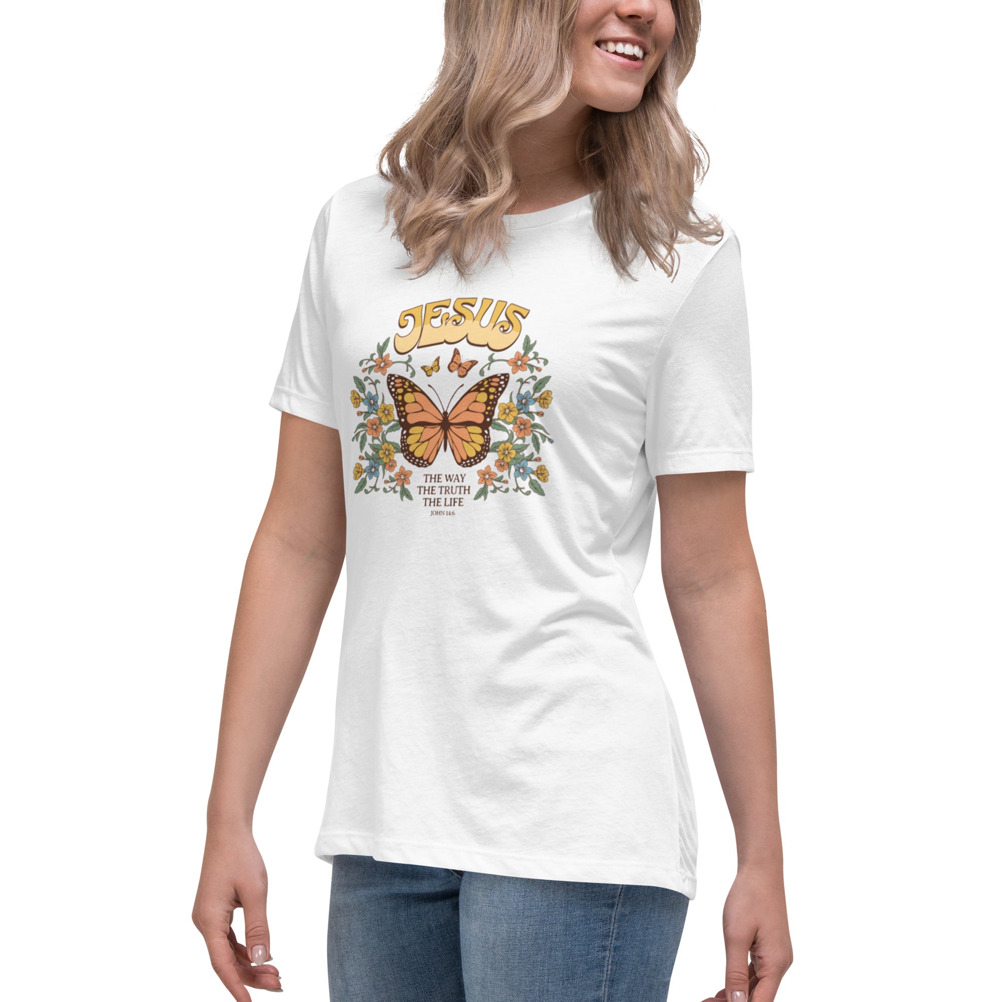 Women's "Jesus is life" Relaxed T-Shirt